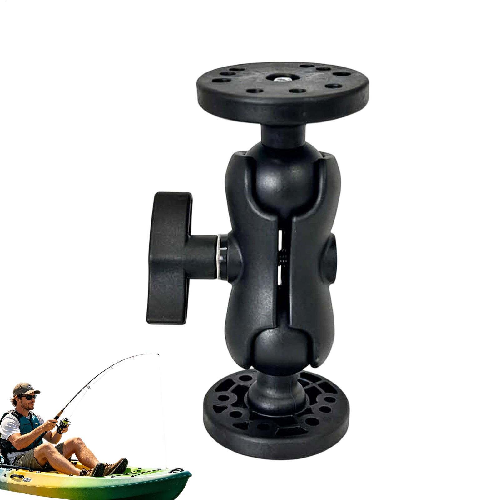 Fishing Kayak Fish Finder Mount - ที่ยึดเครื่องหาปลาสำหรับเรือคายัค ปรับหมุนได้ 360 องศา ที่ยึดทรานสดิวเซอร์สำหรับเรือคายัค เครื่องหาปลาสำหรับเรือ