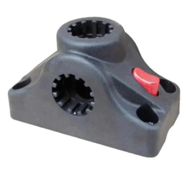 Fishing Kayak Rod Holder - Dinghy แพตกปลาเครื่องมือผู้ถือคันเบ็ดอุปกรณ์เสา 360 ° หมุนผู้ให้บริการเรือคายัคแก้ไขฐานยึดเสาล็อครวมยึดยึด