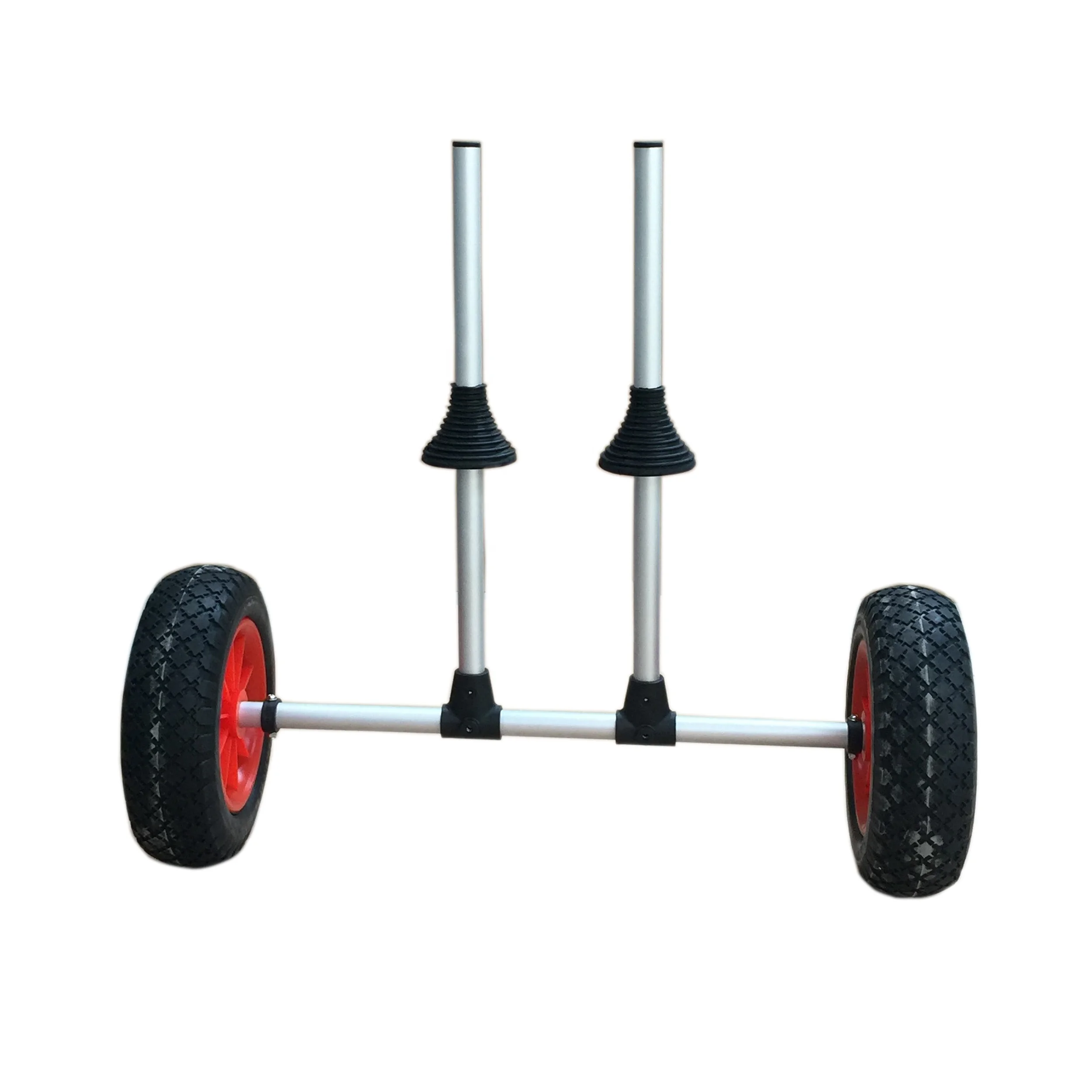 Fishing Kayak Cart - Lakes Rivers อุปกรณ์ตกปลาอลูมิเนียม รถเข็นเรือคายัคยอดนิยม, รถเข็นกระดานโต้คลื่น, รถเข็นเรือคายัค