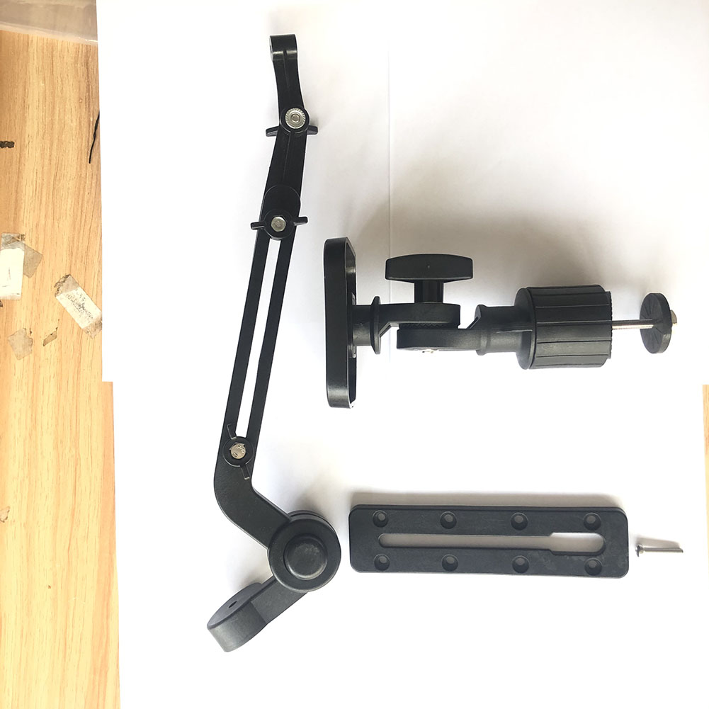 Fishing Kayak Fish Finder Mount - ขายึดเครื่องหาปลาสำหรับเรือคายัค ปรับระดับได้ พร้อมโครงสร้างปลอกบอลป้องกันการสั่นสะเทือน ฐานยึดแบบยืดหดได้ มั่นคง