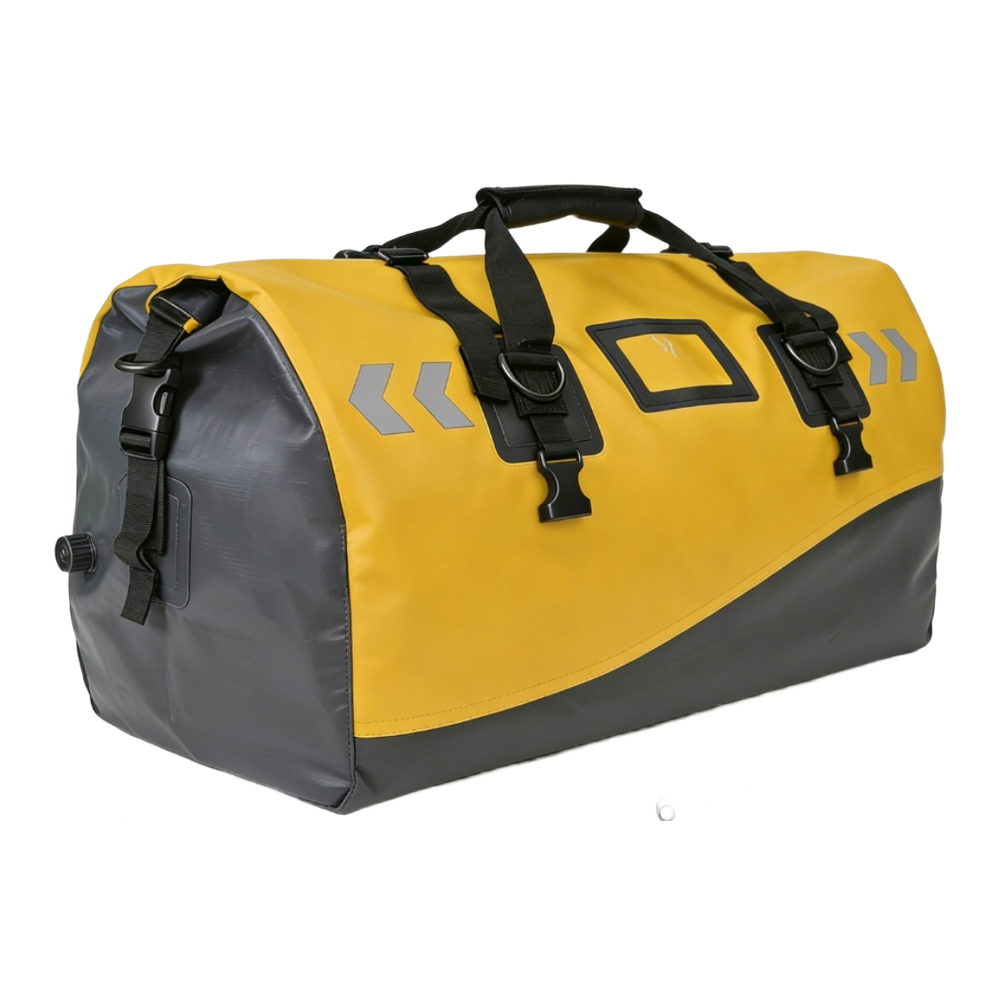 Fishing Kayak Storage Bag - ขนาดใหญ่/ความจุ/46L 66L กระเป๋ากันน้ำ PVC พร้อมสายสะพายสำหรับดำน้ำกลางแจ้งพายเรือคายัคตกปลาตั้งแคมป์กระเป๋าเป้สะพายหลัง