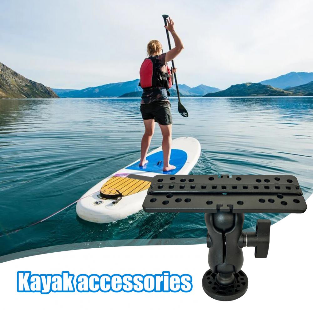 Fishing Kayak Fish Finder Mount - ขายึดเครื่องหาปลาแบบปรับได้ ฐานยึดเครื่องหาปลาสำหรับเรือคายัค หมุนได้ 360 องศา °