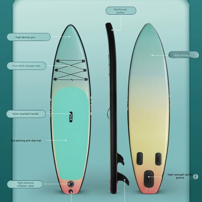 แพดเดิลบอร์ดไฟฟ้าแบบเป่าลม SUP - Fishing Kayak Inflatable บทวิจารณ์และราคา