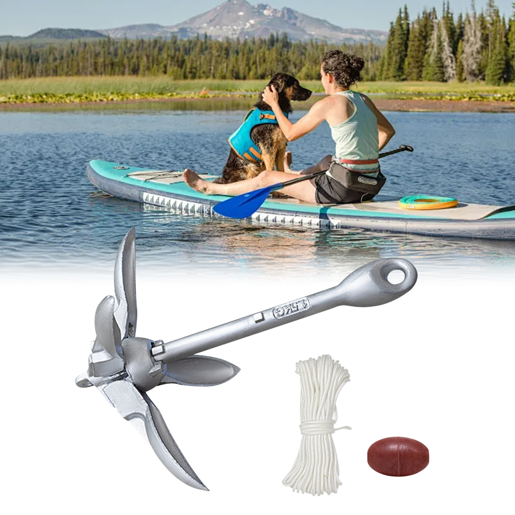 สมอเรือคายัคแบบพับได้ น้ำหนัก  - Fishing Kayak Anchor บทวิจารณ์และราคา