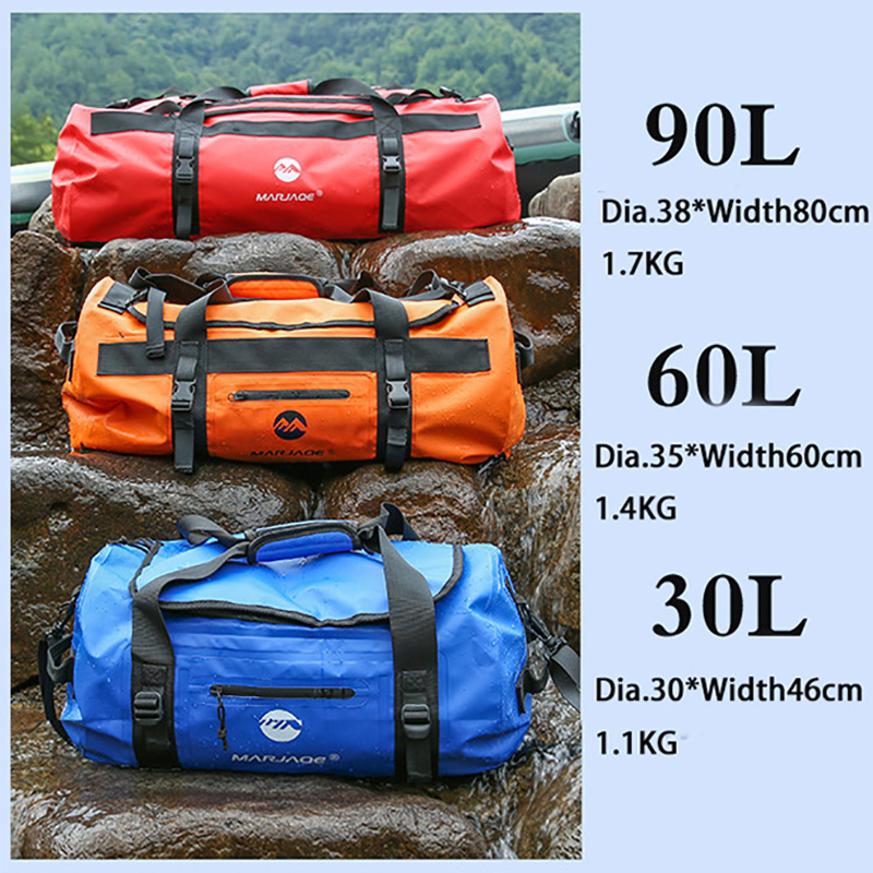 30L 60L 90L เรือคายัคกันน้ำกระ - Fishing Kayak Storage Bag บทวิจารณ์และราคา
