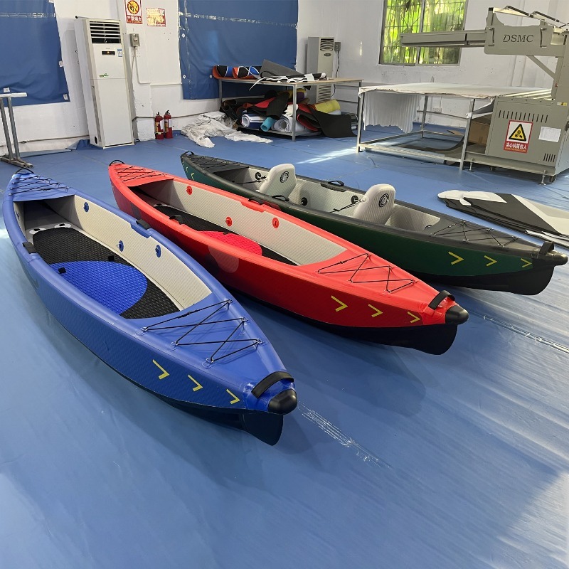 เรือคายัคพองลมแบบพกพา ดีไซน์ให - Fishing Kayak Inflatable บทวิจารณ์และราคา