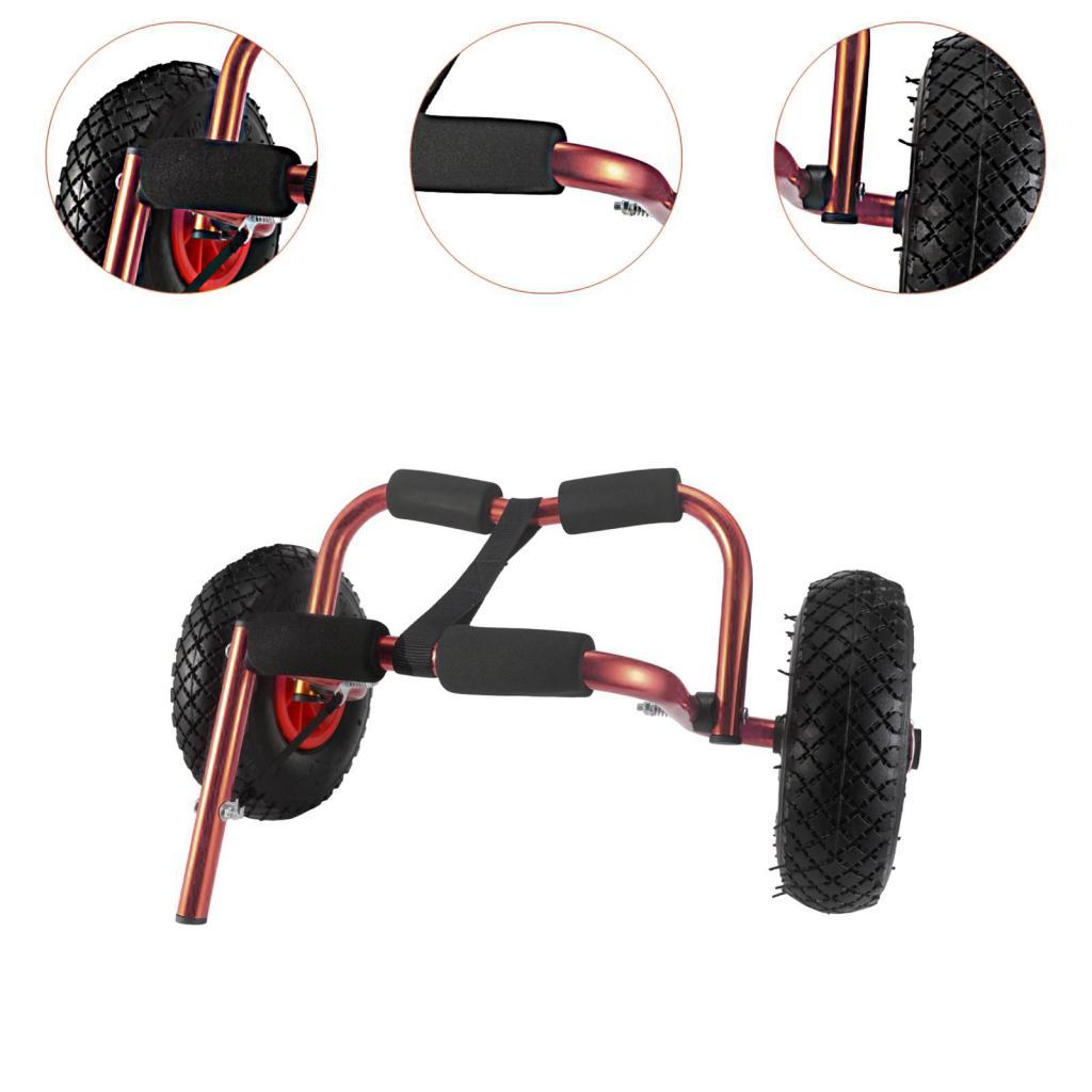 รถเข็นคายัคแบบปรับได้ พับเก็บไ - Fishing Kayak Cart บทวิจารณ์และราคา
