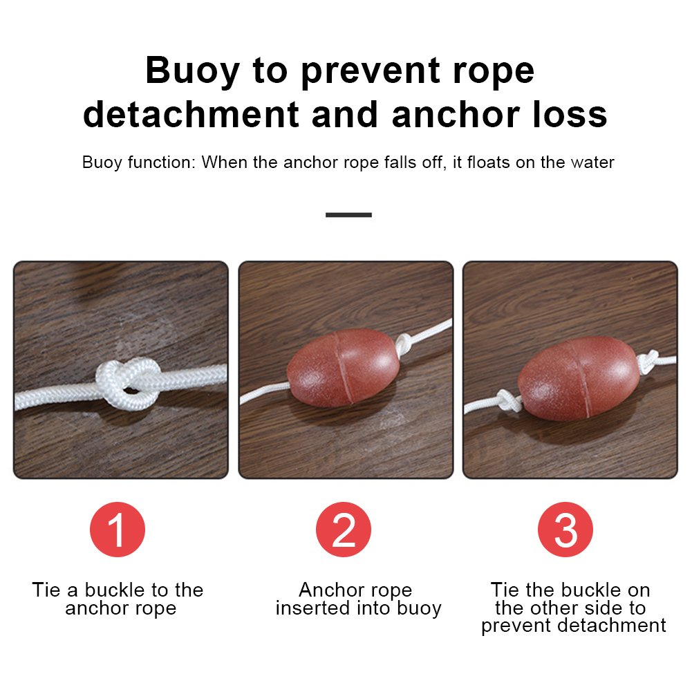 สมอกราปเนล 0.7/1.5 กก. พร้อมเช - Fishing Kayak Anchor บทวิจารณ์และราคา