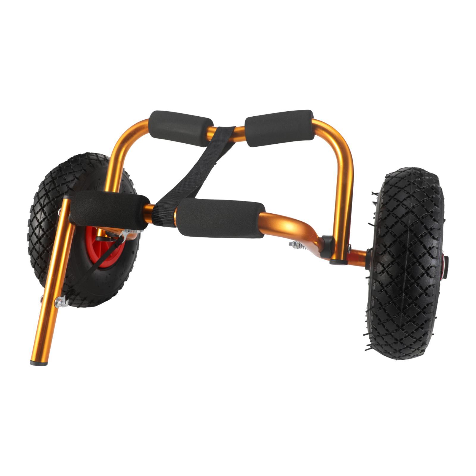 รถเข็นเรือคายัคพับได้ล้อแข็ง H - Fishing Kayak Cart บทวิจารณ์และราคา