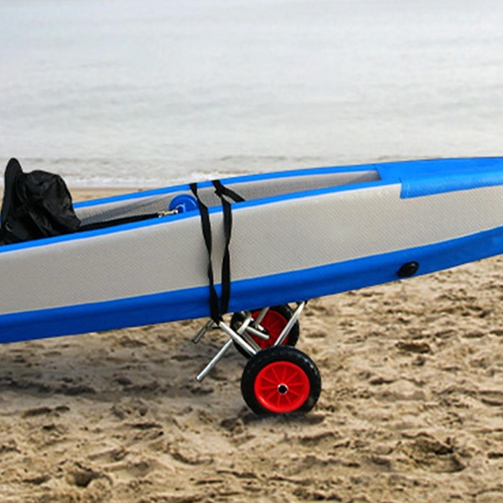 รถเข็นเรือคายัคพับได้ล้อแข็ง H - Fishing Kayak Cart บทวิจารณ์และราคา